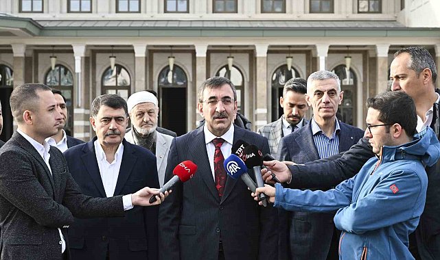 Cumhurbaşkanı Yardımcısı Yılmaz: " Uluslararası camianın üzerine düşeni yapması gerektiğini bir kez daha hatırlatmak istiyoruz"