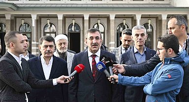Cumhurbaşkanı Yardımcısı Yılmaz: " Uluslararası camianın üzerine düşeni yapması gerektiğini bir kez daha hatırlatmak istiyoruz"