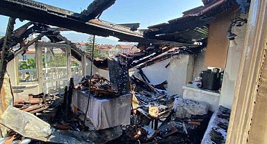 Dalyan'da otel yangını