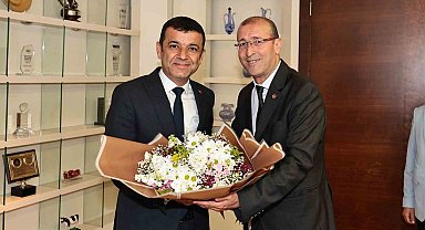 Denizli Gazeteciler Cemiyeti, Başkan Çavuşoğlu'nu ziyaret etti