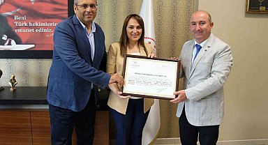Denizli'nin ilk beslenme ve fiziksel aktivite dostu işletmesi belgesini aldı