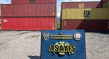 Devasa 6 konteyneri çalan 3 şahıs tutuklandı