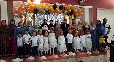 Develi'de küçük çocuklar düzenlenen törenle Kur'an okumaya geçti