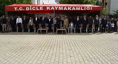 Dicle'de 23 Nisan Ulusal Egemenlik ve Çocuk Bayramı coşkuyla kutlandı
