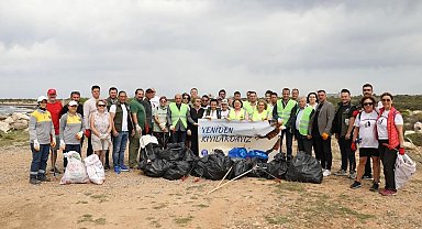 Didim'de kıyı temizliği çalışması gerçekleştirildi