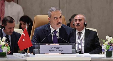 Dışişleri Bakanı Fidan, Riyad'da "Filistin" konulu toplantıya katıldı