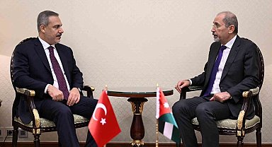 Dışişleri Bakanı Fidan, Ürdün Dışişleri Bakanı es-Safedi ile görüştü