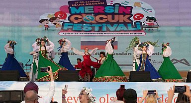 Dünya çocukları Mersin'deki festivalde buluştu