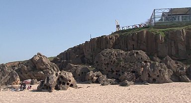 Dünya'nın 3 yerinde bulanan boru kayalardan biri de Şile'de