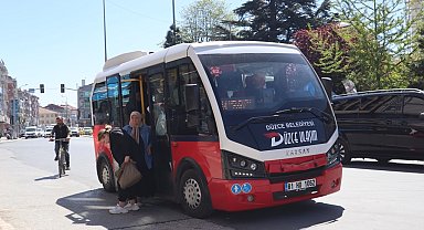 Düzce'de bayram boyunca 120 bin kişi ücretsiz seyahat etti