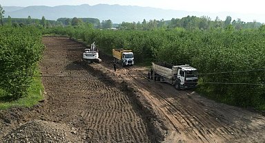 Düzce'de bu yıl 4 bin 950 metre yeni yol açıldı