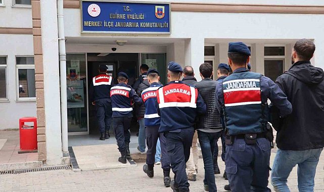 Edirne'de aranan 144 şüpheli yakalandı