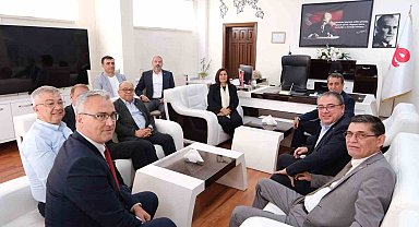 Efeler Belediye Başkanı Yetişkin, Başkan Çerçioğlu'nu ağırladı