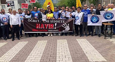 Eğitim-Bir-Sen'den Ankara'da öğrencisi tarafından bıçaklanan öğretmen için basın açıklaması
