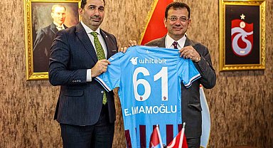 Ekrem İmamoğlu, Trabzonspor'u ziyaret etti