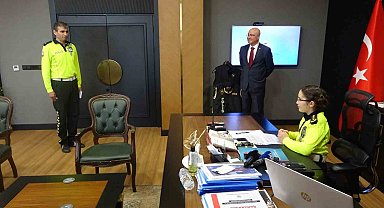 Emniyet Müdürü Arıcı, koltuğunu Bade'ye devretti