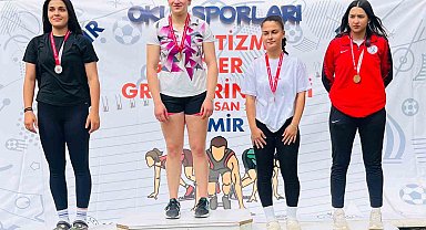 Erdek Atletik NYZ Spor Kulübü sporcuları, İzmir'de dereceler elde etti
