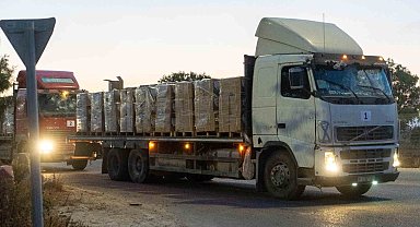 Erez Sınır Kapısı'ndan geçen ilk yardım konvoyu Gazze'ye ulaştı