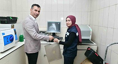 Esenyurt'ta veteriner hekimler unutulmadı
