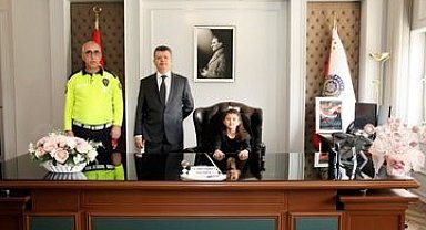 Eskişehir Emniyet Müdürlüğü'nde 23 Nisan Ulusal Egemenlik ve Çocuk Bayramı kutlandı