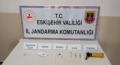 Eskişehir jandarmasının uyuşturucu ile mücadele çalışmaları
