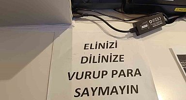 Eskişehir'de esnafın kasa önüne yazdığı yazı dikkat çekiyor