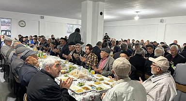 Evci köyünde geleneksel iftar yemeği