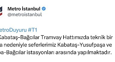 Fatih'te tramvay arızalandı, aksayan seferler nedeniyle yolcular raylardan yürüdü