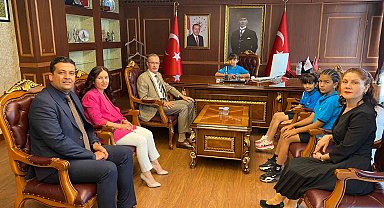 Fethiye Kaymakamı Ertaş, makamını çocuklara bıraktı