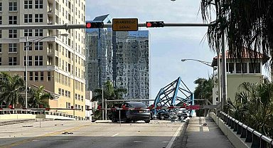 Florida'da vinç aracın üstüne düştü: 1 ölü