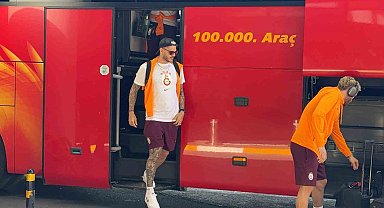 Galatasaray, Süper Kupa maçı için Şanlıurfa'ya gitti