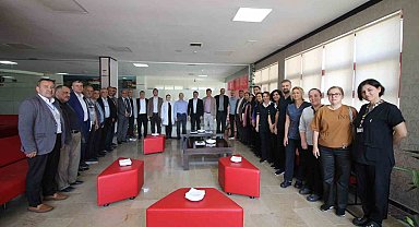 GAÜN Hastanesi'nde geleneksel bayramlaşma töreni