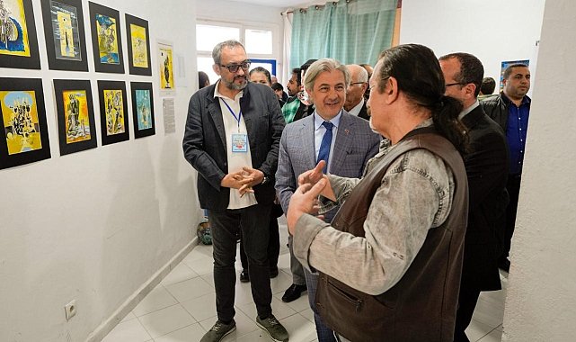GAÜN'lü akademisyen Tunus'ta sergi açtı