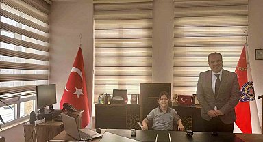 Gazipaşa İlçe Emniyet Müdürü Kayhan koltuğunu Buse'ye devretti