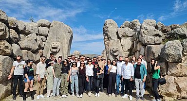 Geleceğin turizm profesyonelleri Hattuşa'yı OKA ile keşfetti