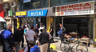 Gemlik'te ceza yiyen işletme sahibi bayıldı