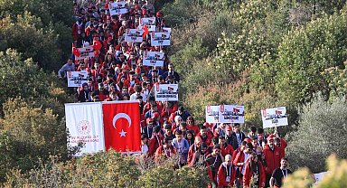Gençlik ve Spor Bakanlığı'ndan 57. Alay'a vefa yürüyüşü