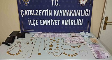 Girdiği evden vurgun yapan şahıs polisten kaçamadı