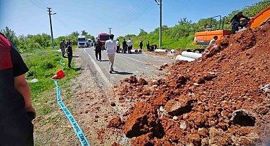Göçük altında kalan işçi hayatını kaybetti