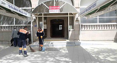 Gölbaşı'nda mıntıka temizliği