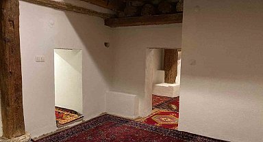Hacı Bayram Veli'nin çilehanesini İHA ekibi görüntüledi