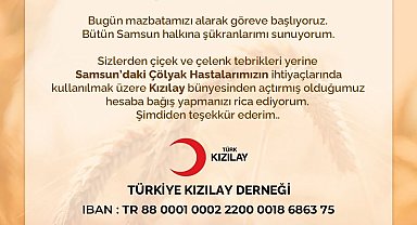 Halit Doğan, çiçek yerine Kızılay'a bağış istedi