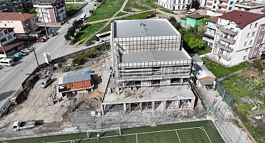 Hasan Doğan Gençlik Merkezi hızla yükseliyor
