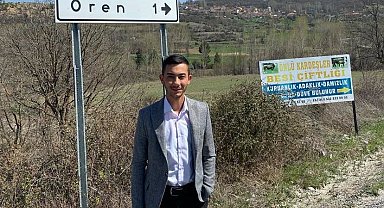Hisarcık'ta 23 yaşındaki genç köy muhtarı seçildi