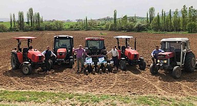 Hisarcık'ta şeker pancarı ekimlerine başlandı