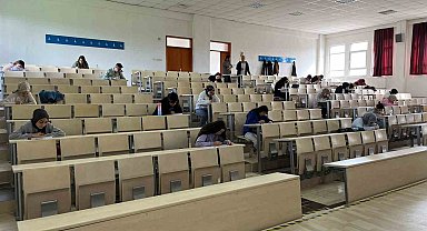 Hisarcık'ta üniversite sınavına hazırlık simülasyonu yapıldı