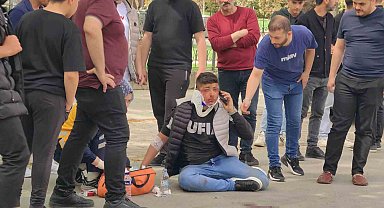 İki motosiklet kafa kafaya çarpıştı: 1'i ağır 2 yaralı