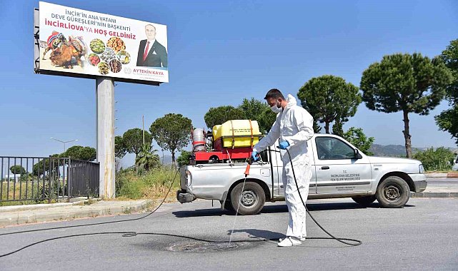İncirliova'da ekipler halk sağlığı için sahada