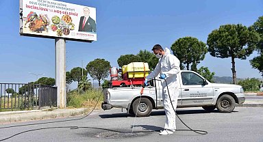 İncirliova'da ekipler halk sağlığı için sahada