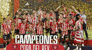 İspanya Kral Kupası'nda şampiyon Athletic Bilbao
